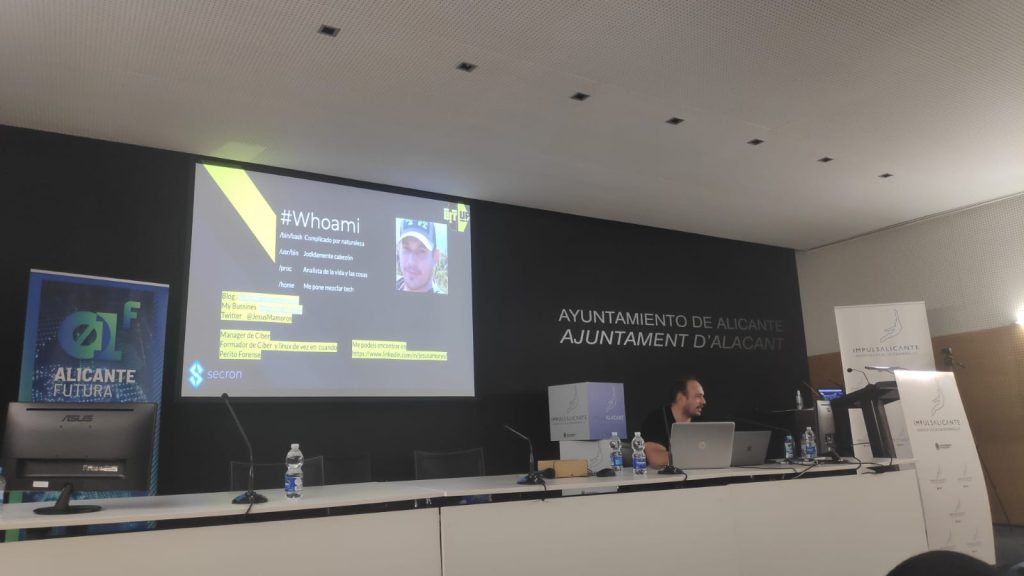 Conferencia de ciberseguridad BITUP Alicante 
